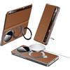 TECSHINE Custodia Intelligente in Pelle per HONOR Magic V5. Chiusura Magnetica. Cover/Shell per Magic V 5
