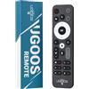 Ugoos BT Remote Control UR02 Connessione remota a infrarossi e Bluetooth, per Ugoos TV Box, microfono integrato per ricerca vocale, rilevamento giroscopico