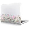 HLAAJJX Custodia per Nuovo Macbook Air 13 pollici 2020 2019 2018 Pubblicazione Modello A1932 A2179 A2337 M1 con display Retina e Touch ID, Copertina Rigida in Plastica Protettiva, Farfalla rosa