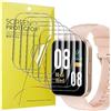 Blueshaweu Pellicola protettiva compatibile con smartwatch RUIMEN da 1,85 pollici D1, HD trasparente, pellicola protettiva flessibile in TPU [6 pezzi] per RUIMEN D1 Smartwatch (trasparente)