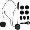 Vikye Cuffie per Casco, Cuffie per Moto Bluetooth 5.0 Vivavoce con Risposta Automatica, Cuffie per Casco Wireless con Riduzione del Rumore per Motocicli da Guida