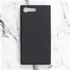 Shantime Custodia in TPU Compatibile con Sony Xperia X Compact, Cover Protettiva Morbida e Antiurto con Ritagli Precisi e Design Sottile Antigraffio (Nero)