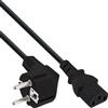 InLine Schuko to 3pin IEC female Black 10m cavo di alimentazione Nero