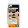 Duracell 6 pezzi. Duracell, 60 Batterie EasyTab, tipo 10, prive di mercurio (0% Hg), colore: giallo