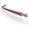 AUPROTEC Automotive Wires Cavo Elettrico unipolare 0.5 mm² Filo Elettrico per Auto Moto autocarro 5m o 10m Selezione: (5m Metri 0.5 mm² Filo di Rame, Grigio-Rosso)