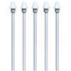 Feegow Punte di ricambio in feltro per Samsung Tab S11/S11 Ultra Stylus Pen, confezione da 5, materiale ABS, lunghezza 2,7 cm, bianco e nero (bianco)
