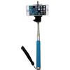 Gopromate (TM) allungabile Selfie portatile Stick monopiede Pod per iPhone, Samsung, fotocamera con 1/4 di pollice vite Hole (blu)