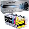 alphaink 5 cartucce compatibili con Brother LC-3239 LC-3239XL per stampanti Brother MFC-J6945DW, MFC-J5945DW, MFC-J6947, MFC-J6000DW, MFC-6100DW.