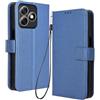 RonRun RonRon Cover Ulefone Note 18 Ultra Libro, Flip Custodia Portafoglioin Pelle, Antiurto case per Ulefone Note 18 Ultra, blu