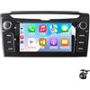 LiteGauge Autoradio stereo da 7per LANCIA Ypsilon 2012-2020 con Carplay wireless/Android Auto HD Touch Screen Navigazione GPS Android WiFi Bluetooth FM/RDS Mirror Link EQ SWC Teleca (a, 8 CORE 4+32G)