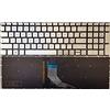 INFOELETTRONICA LO STORE DELLA CONVENIENZA E QUALITA' Tastiera Italiana Compatibile con HP Pavilion 15-cs000 15-cs0000 15t-cs000 Silver RETROILLUMINATA