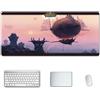 ITBT World of Warcraft Tappetino Mouse Gaming, Grande Anime Mouse Pad XXL 900x400mm Confortevole, Lavabile, 3mm Antiscivolo Tappetino Scrivania Supporto per Ufficio Computer, Adatto per computer e PC , K