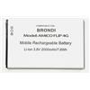 Audiosystem Batteria per BRONDI AMICO FLIP 4G Con Capacita' Originale 2000MaH Pila Ricambio Sostituzione (Non va bene per Amico Flip 4G+ Plus!)