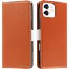 Butnyeoe Cover per iPhone 11 Case,Custodia iPhone 11 Libro,Trama Litchi PU Pelle Protettiva Portafoglio Flip/Folio Wallet Case Con Slot per Schede e Magnetica Supporto,Arancia