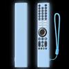 Generic Custodia morbida in silicone per xiaomi XMRM-P3,TV telecomando copertura protettiva manicotto antiurto antiscivolo con cordino (Blu incandescente)