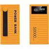 TANZEM Power Bank/66 W ricarica super veloce 100000 mAh contenitore con display digitale Power Bank 1w20.000 alimentatore mobile di grande capacità per esterni (100000 mAh/giallo)