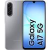 Samsung Galaxy A17 5G 128GB - Telefono cellulare con IA, cornice sottile 7,5mm, schermo grande, fotocamera 50MP, 4GB RAM, batteria 5000mAh, grigio, garanzia del produttore 3 anni + 1 anno extra