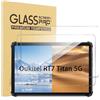 GIOPUEY [2 Pezzi Vetro Temperato Compatibile con Oukitel RT7 Titan 5G, Vetro ad Alta Trasmittanza, Resistente ai Graffi, Cover Compatibile, Pellicola Prottetiva per Oukitel RT7 Titan 5G