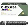 RUICAILI C-EXV54 EXV54 Cartuccia di toner compatibile per stampante Canon IR-ADV C3025 C3025i (1, nero)