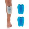 Sidas Shin Protectors, Coppia di protezioni tibiali in gel, Protezioni tibiali per lo sci, Alleviano il dolore alla tibia causato dagli scarponi da sci, Lavabili e riutilizzabili