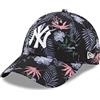 New Era York Yankees MLB Floral Black 9Forty Adjustable Women cap - One-Size