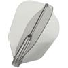 Fit Flight Cosmo Darts Fit Flight (Air) - Confezione da 3 freccette super forma, Fumo