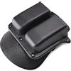 HWZ Custodia per doppio caricatore 6900/6909 Custodia universale per pagaia 9mm .40 Mag per for G17/M92 doppia per caricatore (HWZ-LN-6900)