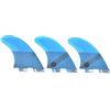 Sunicon Finna di coda di surf di Sunicon, fcs in fibra di vetro FCS2 Elegante comodo accessorio per surf stabile per pinna di surf blu per tavola da surf, paddle board