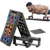 Generic Macchina push-up, tavola per esercizi, manici antiscivolo, portatile, pieghevole, supporto per attrezzatura per pettorali, garage, appartamento, palestra, casa