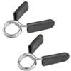 TRIXES Paio Clip a Molla - 2 x Molle a Forbice 1 per Manubri Palestra Fitness - Collari per Manubrio - per Barra Bilanciere per Diametro 25 mm