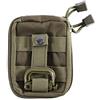 Generic Borsa organizer per utili, tasca con cerniera, marsupio per attività all'aperto, escursionismo, sport, corsa all'aperto (verde militare)