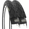 ECOVELO' 2 COPERTONI 26 X 1.50 (40-559) PNEUMATICI SLICK GOMME PER MTB MOUNTAIN BIKE BICICLETTA IBRIDA STRADALI