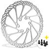 Drahtesel Freno a disco per bicicletta, 160 mm, a 6 fori, compatibile con Avid, Magura, Hayes, Tektro, Shimano e molte altre ancora