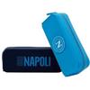 Colourbook ASTUCCIO BUSTINA SILICONE compatibile con SSC NAPOLI BLU GOOMMY SQUADRA CALCIO PALLONE
