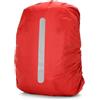 FonHNDG Copertura per Zaino Zaino Antipioggia Riflettente da 20L, 35L, 45L, 60L, Borsa Campeggio, Escursionismo, Arrampicata, 2 Pezzi, parapioggia(30-40L,Type A Red)