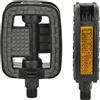 MADICKS Coppia Pedali per Bicicletta Antiscivolo con Catarifrangenti - Pedaliere Bici Robuste per City Bike, MTB e Passeggio - Attacco Standard 9/16" Alta Adesione