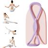 XKrmp Figure 8 Resistance Bands with Handles - Unbreakable Chest Expander for Arms/Back, Luminous Fitness Band Portable Muscle Trainer for Beginners to Athletes (Purple 25p)