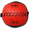 DONATIF Palla Medica 3 Kg, Wall Ball Ecopelle per Esercizi e Allenamento funzionale, Home Fitness