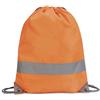 Fashion Graphic Sacca Sport Zaino Zainetto Lavoro Gymsac Alta visibilità (Arancione)