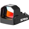SPINA OPTICS LH-30 mirino a punto rosso Mirino a riflesso Red Dot Sights e Tecnologia Shake Awake (Compatibile con RMSC Footprint) Reticolo 3 MOA con 20mm G-Mount