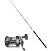 Generico Kit Combo Traina Canna Lineaeffe MALIBU 1.65mt 15-30lb + Mulinello A scelta + Filo 0,40mm 1000mt OMAGGIO (STW 25)