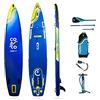 Coasto Cruiser, Tavola SUP Unisex Adulto, Blu/Lime, 13'1