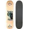 Generico Fun With Knives Tavola da Skateboard Grippata Personalizzata Skateboarding 80x20cm 100% Acero canadese FSC Concavo medio Idea Regalo Natale Compleanno Adulti Ragazzi Principianti Street