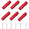 Generic Cavi da beach volley - Linee per campo sportivo, marcatori di sabbia | Corda di confine in nylon resistente, kit di liine da gioco resistente ai raggi UV, pali in metallo inclusi, set di marcatura per