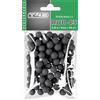 T4E Palline paintball RUB 43, calibro munizioni 0.43, 100 pezzi, palline in gomma, nero