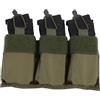 Peminkoo 7.62 Tripla Tasca Tattica per Caricatore AK AR M4 AR15 Fondina per Caricatore Singolo e Doppio Fucile Pitol Molle Mag Pouch per Caccia (Green)