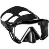Mares I3 Sunshine, Maschera per Immersioni con Ampio Campo Visivo, Adulto, Taglia Unica, Nero