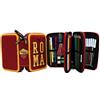 Panini Franco Cosimo Panini AS Roma Astuccio Scolastico Tre Zip Portacolori