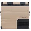 Steamy-E Dual Zone 55, Frigorifero Elettrico a Compressore, 12/24V DC e 100-240V AC, per Congelare e Raffreddare da -20℃ a +20℃, Ideale per il Campeggio, 54 Litri, Color Sabbia