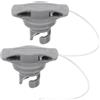 GALPADA Set 2 Copertura Valvola Aria Kayak in PVC 8 Fori, Tappi Adattatori per Gommoni Gonfiabili e Tavole SUP Tenuta Stagna per Sport Acquatici all'Aperto